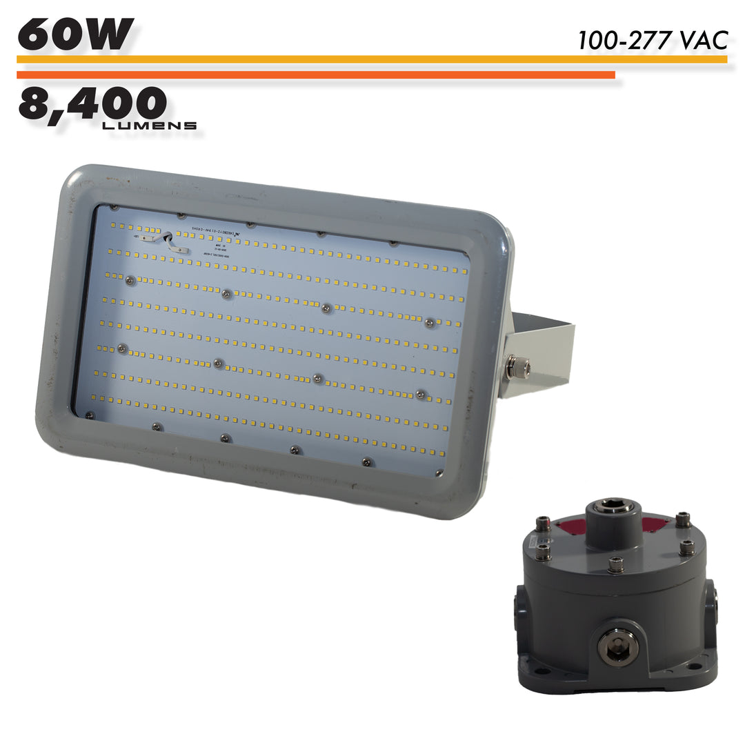 Class 1 Div 2 60W LED Flood Light